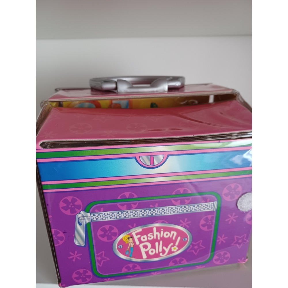 Vintage Fashion Polly Pocket Salon Boutique Fold‎ Out Playset Purple Pink Case - Picture 5 of 9